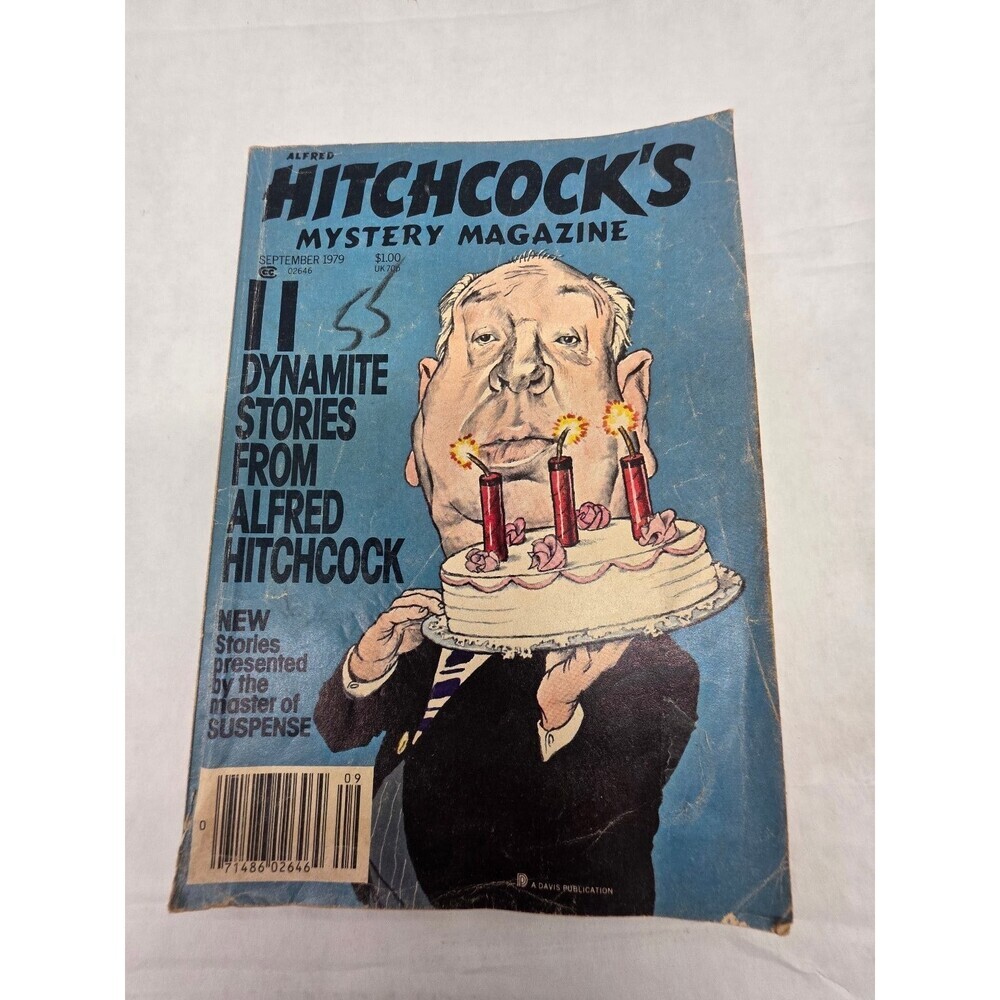 Alfred Hitchcock's Mystery Magazine Sept 1979 11 Dynamite Stories Davis